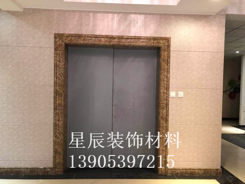 聊城市石塑电梯门套仿大理石电梯门套 - 方案